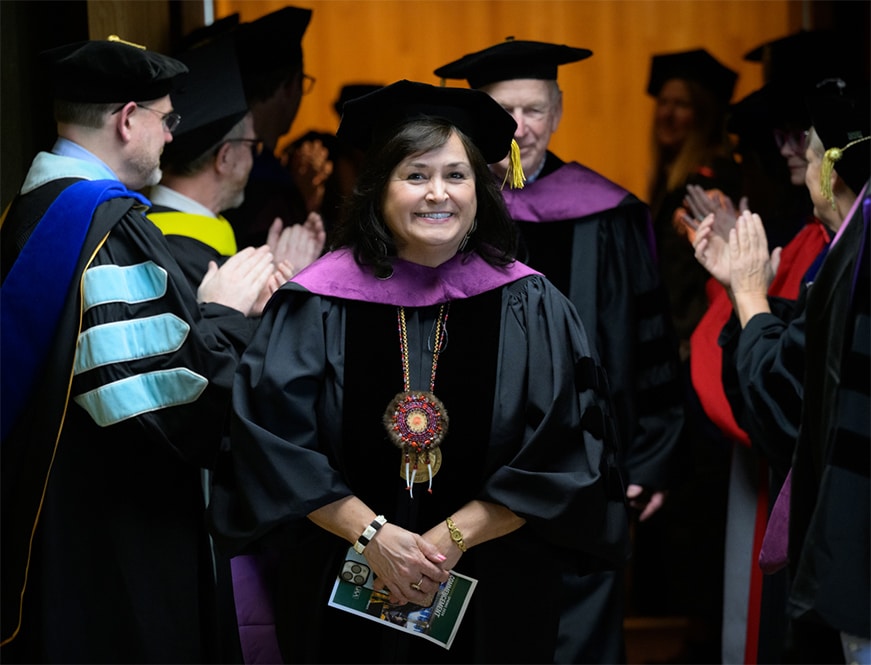 Chugach Chairman Sheri Buretta receives honorary UAA doctorate